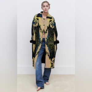 Poshmark Knit Jacquard Jacket Zara ZARA NEW WOMAN FLORAL